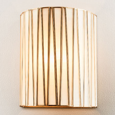 Farah Frosted Glass Flush Mount Wall Light