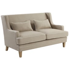 Natural Bronte 2 Seater Upholstered Sofa