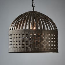 Chahaya Iron Weave Pendant
