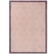 Pink Kinmo Hand-Tufted Wool & Viscose Rug