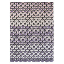 Purple Masquerade Hand-Tufted Wool-Blend Rug