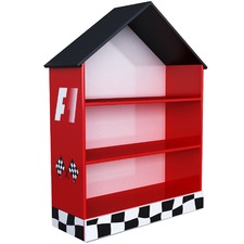Racer Bookcase with Shelves