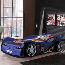 Blue Jones Racer Car Bed