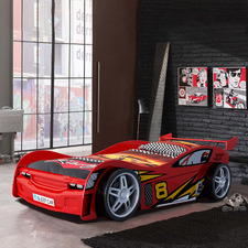 Red Jones Racer Car Bed
