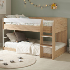 Light Timber Grace Low Line Single Bunk Bed