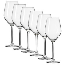 Krosno Splendour 300ml Crystalline Wine Glasses (Set of 6)