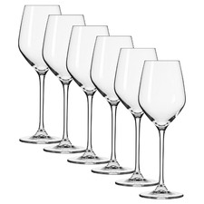 Krosno Splendour 200ml Crystalline Wine Glasses (Set of 6)