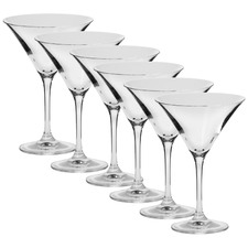 Avant-Garde 150ml Crystalline Martini Glasses (Set of 6)
