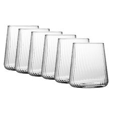 Lumi 430ml Soda Lime Glass Tumblers (Set of 6)
