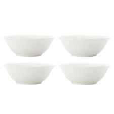 Pearlesque 23cm Fine Bone China Pasta Bowls (Set of 4)