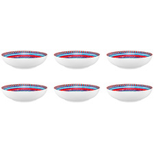 Amalfi 20cm Porcelain Bowls (Set of 6)
