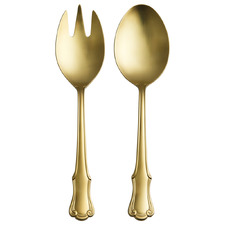 2 Piece Castello Stainless Steel Salad Serving Set