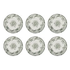 Rosetta Porcelain Side Plates (Set of 6)