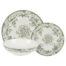12 Piece Rosetta Porcelain Coupe Dinner Set