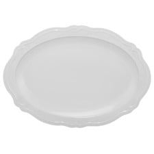 Florence Scalloped Rim 35cm Porcelain Platter