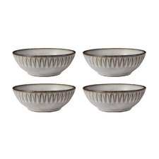 Leros Stoneware Coupe Bowls (Set of 4)