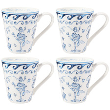 Sirena 300ml Porcelain Mugs (Set of 4)