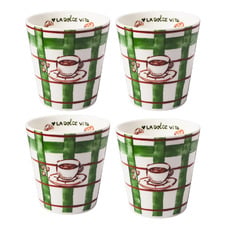Dolce 310ml Porcelain Latte Cups (Set of 4)