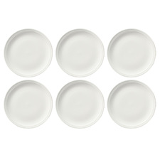 Cordone 20cm Porcelain Coupe Side Plates (Set of 6)