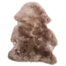 Soft Brown Sheepskin Rug