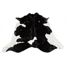 Friesian Black Natural Cowhide Rug