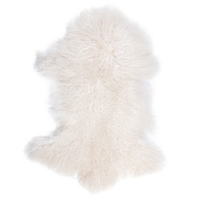 Frost Mongolian Sheepskin Rug