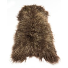Chestnut Icelandic Sheepskin Rug