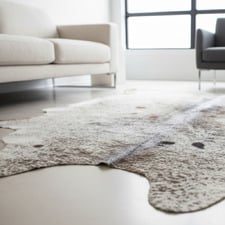 Brown Speckled Natural Cowhide