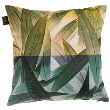 Green Tropical Flora Cushion
