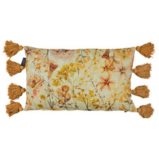 Yellow Wildflower Cotton Cushion