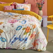Multi-Colour Beau Cotton Sateen Quilt Cover Set