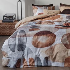 Natural Broc Cotton Quilt Cover Set