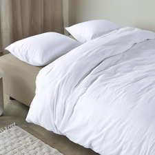 White Summer Quilt Cover Set