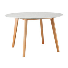 Lennon Italian Carrara Marble Dining Table
