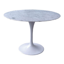 Eloise Italian Carrara Marble Dining Table