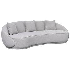 Ash Grey Coleen 4 Seater Boucle Sofa