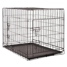 Collapsible Dog Cage with Tray