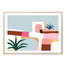 Rooftops Of Marrakesh Printed Wall Art