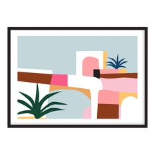 Rooftops Of Marrakesh Printed Wall Art