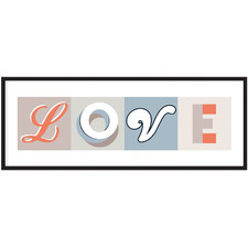 Love Panorama Printed Wall Art