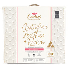 Luxe Australian White Duck Feather & Down All Seasons Quilt