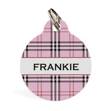 Very Furberry Pink ID Pet Tag