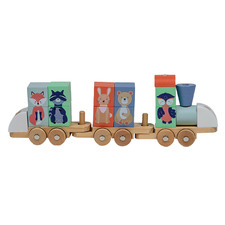 Moover 13 Piece Animal Train Toy Set