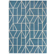 Denim Viso Hand-Tufted Wool Rug