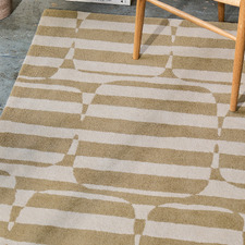 Pebble Lohko Stripe Hand-Tufted Wool Rug