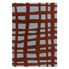 Brick Arlo Hand-Tufted Wool Rug