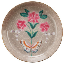 Khaki Blushing Birds 9cm Porcelain Tea Tip