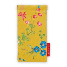 Yellow Petites Fleurs Sunglass Pouch