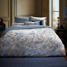 Blue Royal Birds Cotton Quilt Cover Set