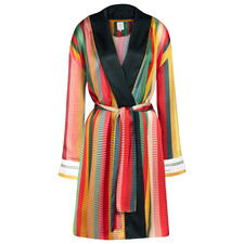 Nisha Jacquard Stripe Viscose Kimono